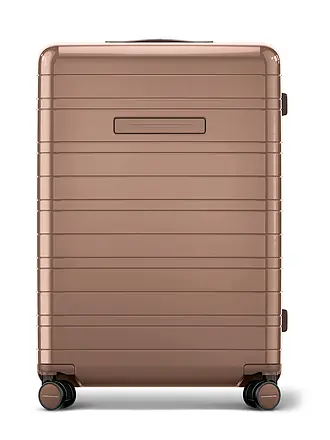 HORIZN STUDIOS | Trolley H7 RE Maleta de viaje Check-In 77cm glossy mocha | hellbraun